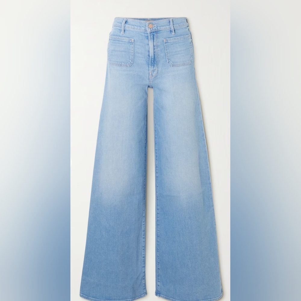 Mother Undercover Wide Leg High Rise Jeans - Picture 2 of 10